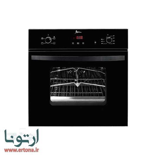 فر توکار اخوان شیشه ای مشکی مدل F19