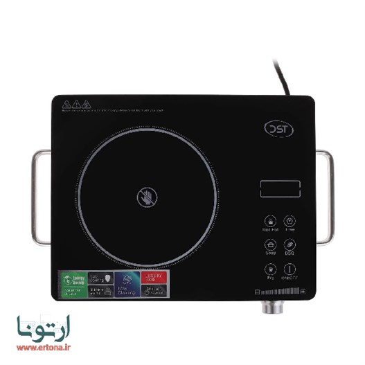 اجاق برقی تک شعله صفحه‌ای دی اس تی مدل T1-01 سیلور