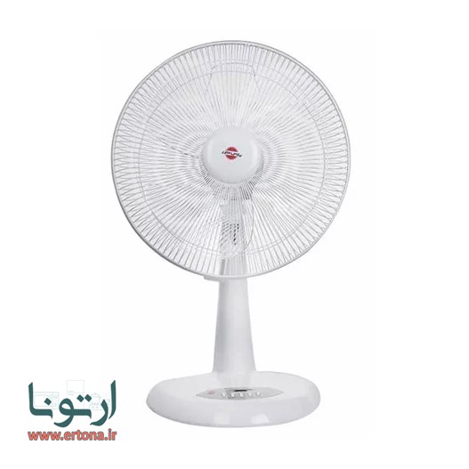 پنکه پارس خزر رومیزی مدل ریما بدون کنترل RIMA سفید