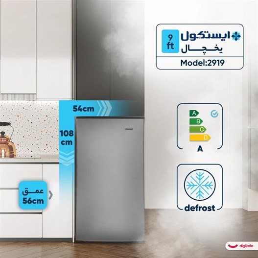 یخچال 9 فوت ایستکول مدل هتلی 2919 سیلور
