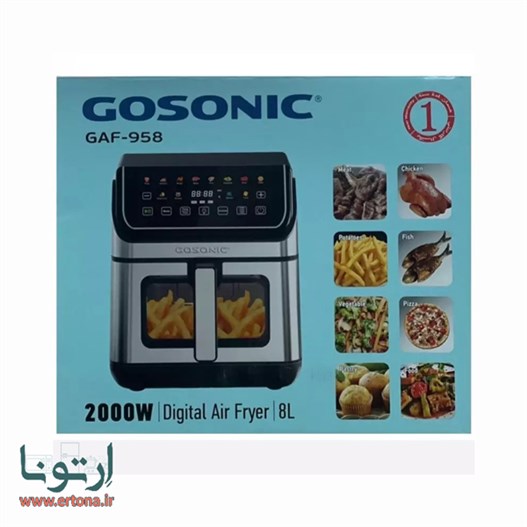 سرخ کن بدون روغن گوسونیک مدل GAF-958