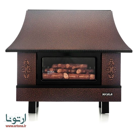 بخاری گازی شومینه ای نیک کالا 24000 مدل آذر MC24