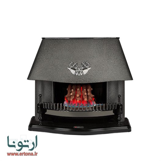 بخاری گازی شومینه ای نیک کالا مدل قوسی مدرن MC110