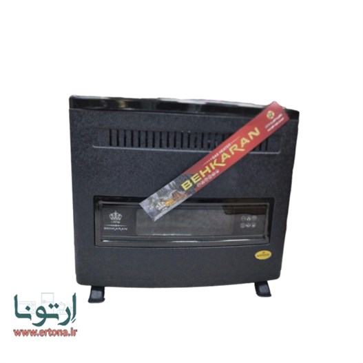 بخاری گازی بهکاران مدل مرجان 15000 مشکی