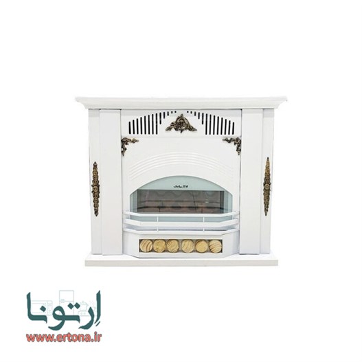 بخاری گازی شومینه دکوراتیو آزمایش مدل ونیز 24000 سفید