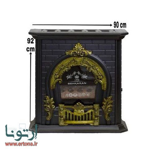 بخاری گازی جنرال مدل پرنس 36000 مشکی