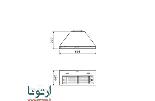 هود مخفی بیمکث مدل 2062