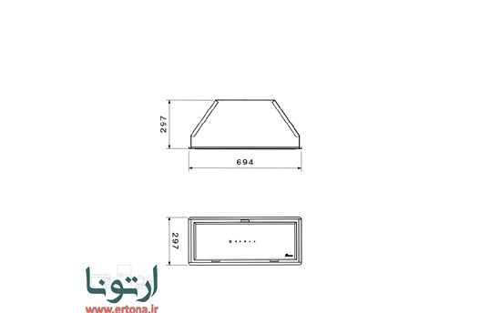 هود مخفی بیمکث مدل 2071