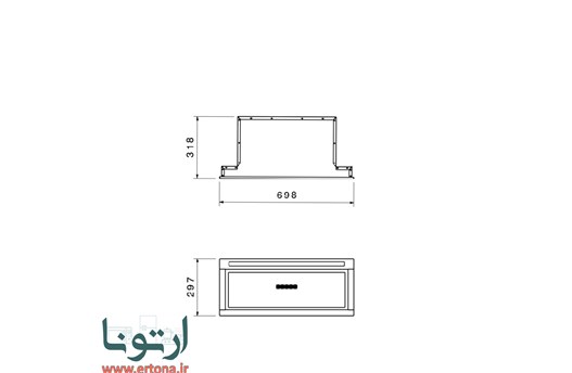 هود مخفی بیمکث مدل 2072
