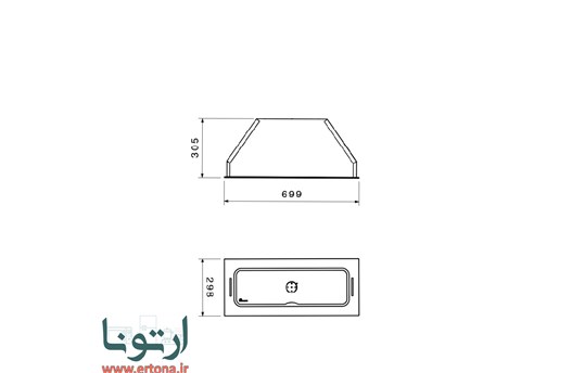 هود مخفی بیمکث مدل 2073