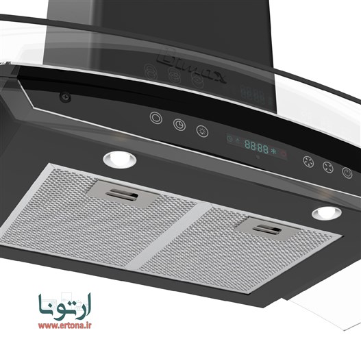 هود شومینه ای بیمکث مدل 2010 استیل 60 سانت
