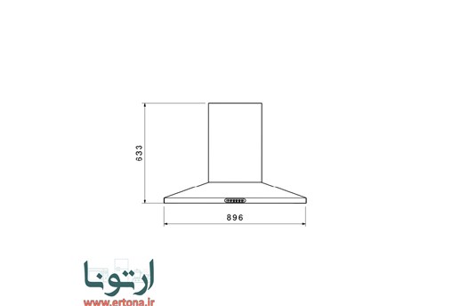 هود شومینه ای بیمکث مدل 7002