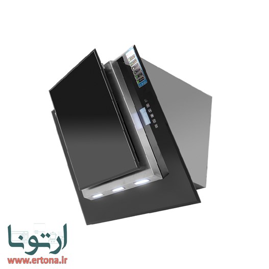 هود مورب اخوان شیشه ای و استیل مدل H58-T