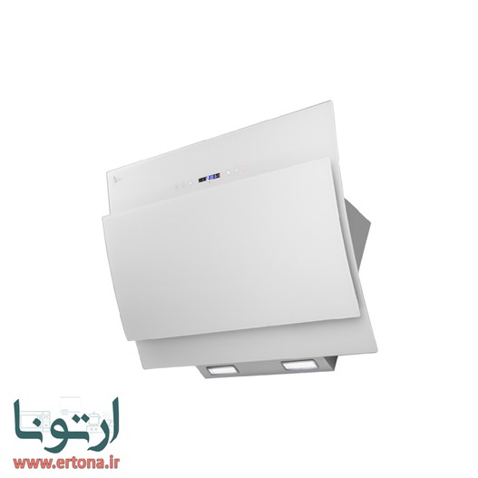 هود مورب اخوان شیشه ای سفید مدل H63-W
