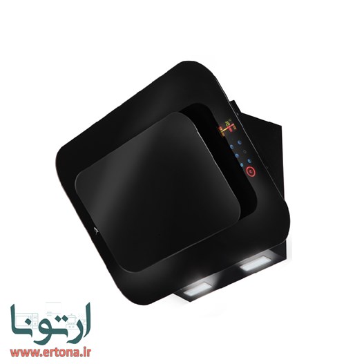 هود مورب اخوان شیشه ای مشکی مدل H66-MF