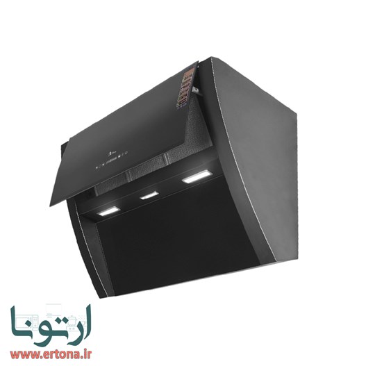 هود مورب اخوان شیشه ای سکوریت واستیل خش دار مدل H69-B