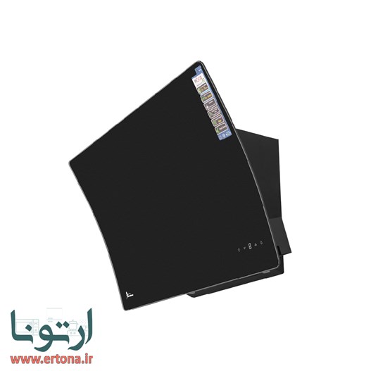 هود مورب اخوان شیشه ای و بدنه مشکی مدل H71