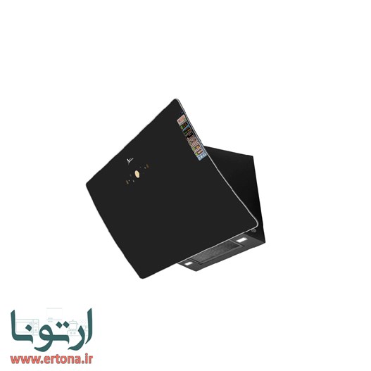 هود مورب اخوان شیشه ای و بدنه مشکی مدل H77