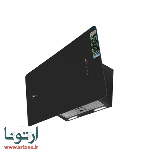 هود مورب اخوان شیشه ای و بدنه مشکی مدل H89