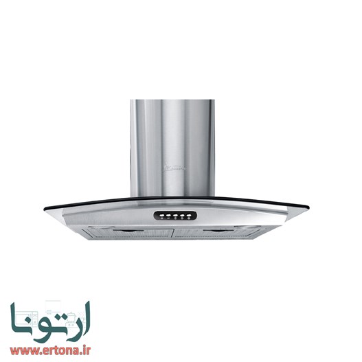 هود شومینه ای اخوان شیشه ای و استیل مدل H10