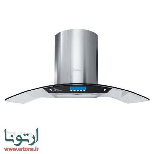 هود شومینه ای اخوان شیشه ای و استیل مدل H11-80