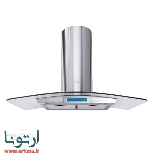 هود شومینه ای اخوان شیشه ای و استیل مدل H20
