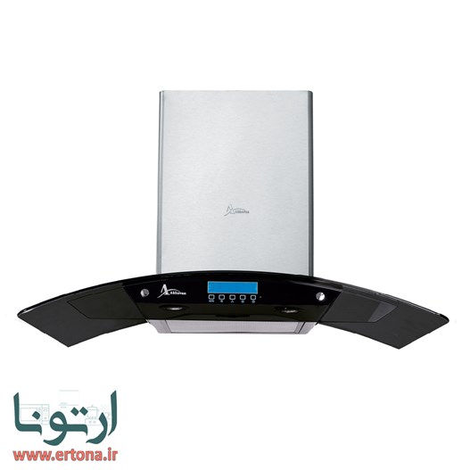 هود شومینه ای اخوان شیشه ای و استیل مدل H27-4S
