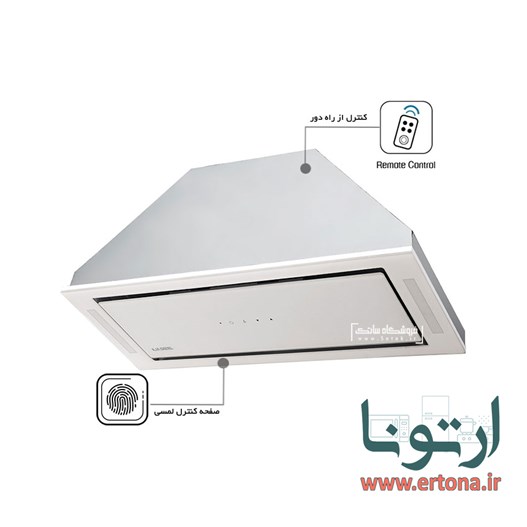 هود ایلیااستیل مدل دیبا سفید