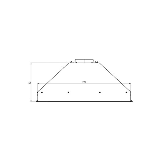هود کن مدل آرتیما 6 استیل 80 سانت ARTIMA 6