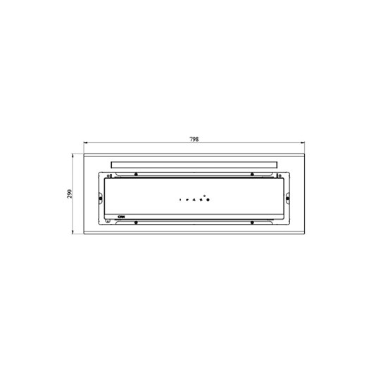 هود کن مدل آرتیما 9 مشکی 70 سانت ARTIMA 9