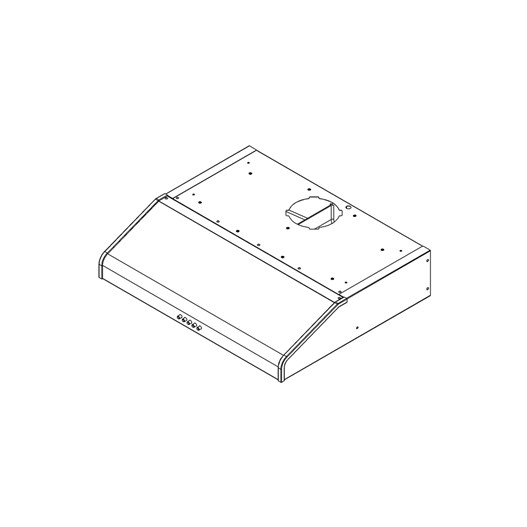 هود کن مدل 2100 سفید 90 سانت