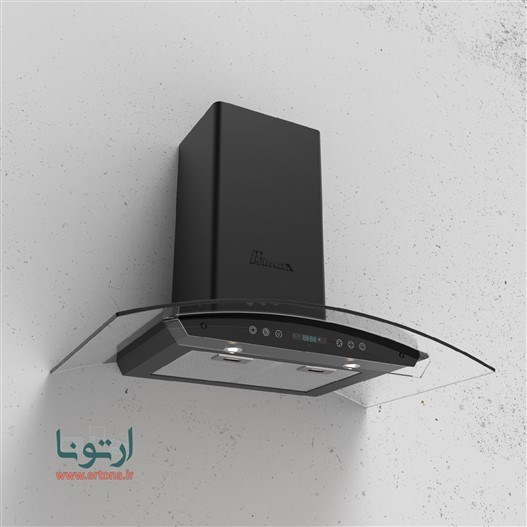 هود شومینه ای بیمکث مدل 2010 مشکی 60 سانت