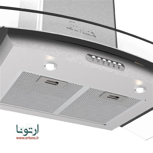 هود شومینه ای بیمکث مدل 2005 استیل 80 سانت