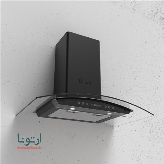 هود شومینه ای بیمکث مدل 2010 مشکی 90 سانت