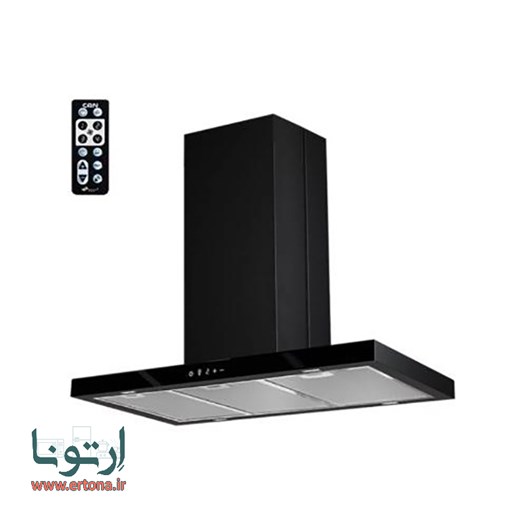 هود تی شکل کن مدل 1430G مشکی 90 سانت