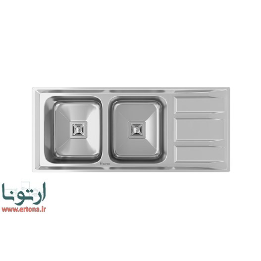 سینک استیل توکار داتیس مدل DB 190  لگن چپ