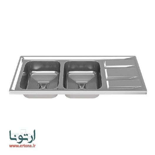 سینک استیل توکار داتیس مدل DB 190  لگن چپ