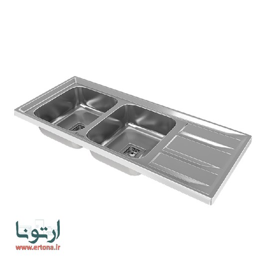 سینک استیل توکار داتیس مدل DB 190  لگن چپ