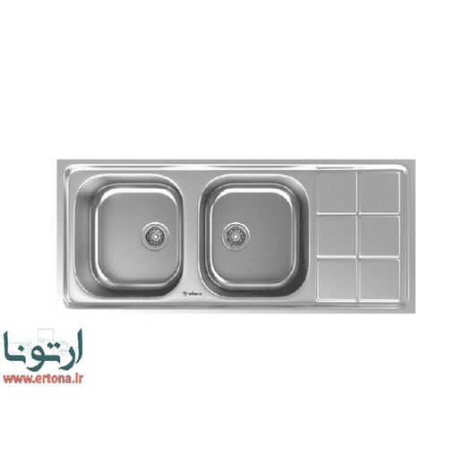 سینک استیل توکار داتیس مدل DB 145  لگن راست