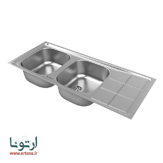 سینک استیل توکار داتیس مدل DB 145  لگن راست
