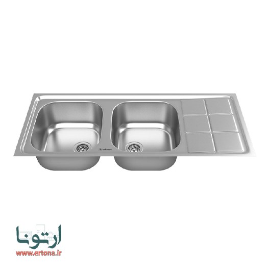 سینک استیل توکار داتیس مدل DB 145  لگن راست