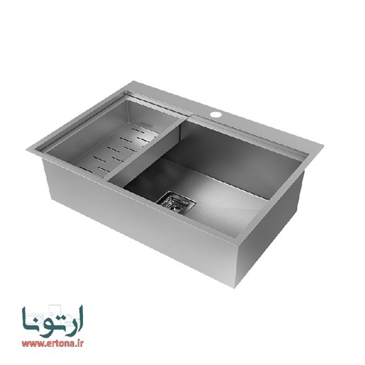 سینک استیل توکار داتیس مدل کورین 700   CORIAN700 40-70