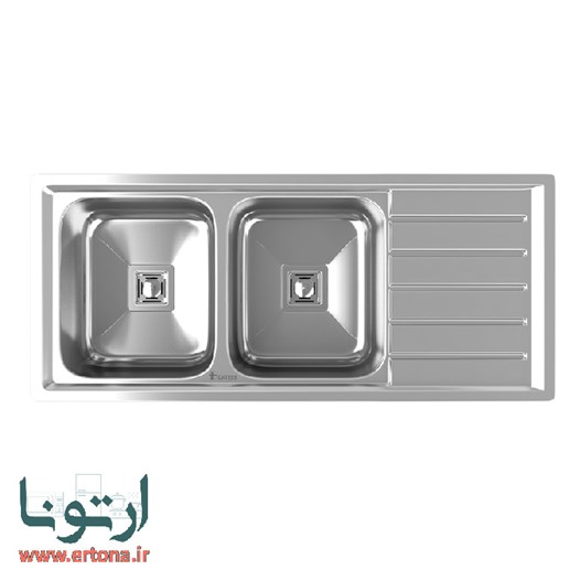 سینک استیل توکار داتیس مدل  DB 196 لگن راست