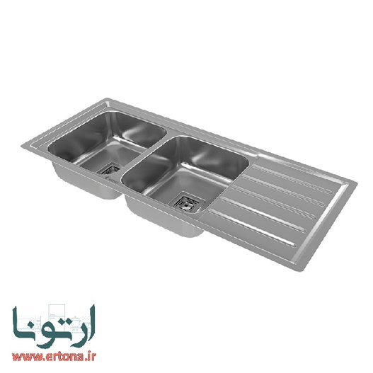 سینک استیل توکار داتیس مدل  DB 196 لگن راست