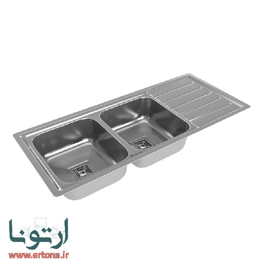 سینک استیل توکار داتیس مدل  DB 196 لگن راست
