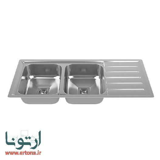 سینک استیل توکار داتیس مدل  DB 196 لگن راست