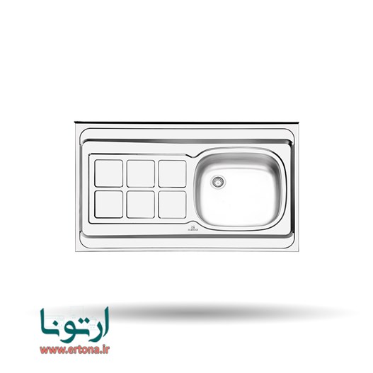سینک روکار پرنیان استیل مدل PS3101