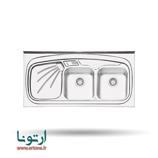 سینک روکار پرنیان استیل مدل PS2102