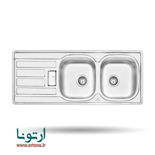 سینک توکار پرنیان استیل مدل PS2201