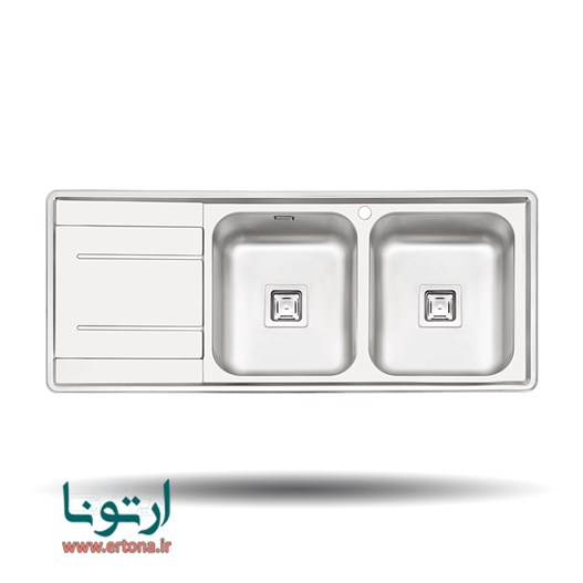 سینک توکار پرنیان استیل مدل PS2214